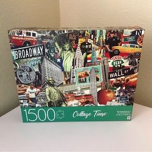 New York City 1,500 Piece Collage Puzzle